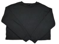 Čierna crop mikina New Look