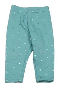 Modré teplákové legíny so srdiečkami Carter's