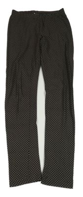 Tmavohnedé legíny so srdiečkami Pocopiano