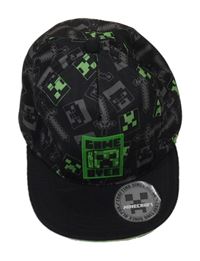 Černá kšiltovka - Minecraft