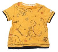 Oranžové tričko s dinosaurom S. Oliver