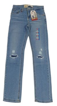 Modré skinny rifle s prošoupáním Levi´s