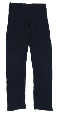 Tmavomodré silnější legíny H&M