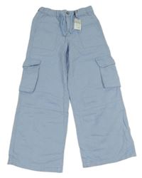 Nové - světlemodré široké rifle s kapsami Primark