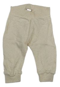 Béžové melírované tepláky Dopodopo