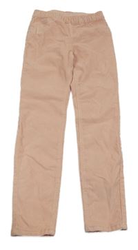 Svetloružové elastické manšestráky H&M