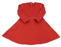 Červené šaty so srdiečkami