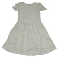 Bílé krajkové šaty 