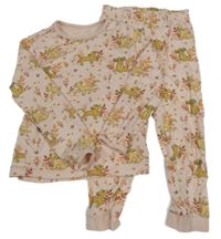 Svetloružové vzorované pyžamo - Levíý kráľ George