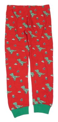 Červené pyžamové kalhoty s dinosaury GAP