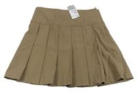 Béžová skladaná sukňa zn. Primark
