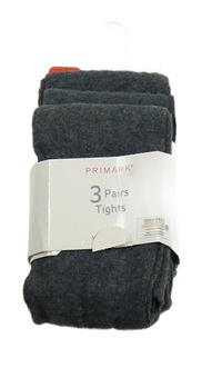 Nové - 3x - sivé pančuchy Primark