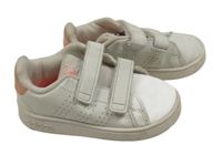 Biele koženkové topánky Adidas vel. 23