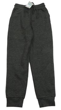 Nové - Tmavosivé vzorované tepláky Primark