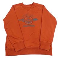 Červená mikina s nápisom Mexx