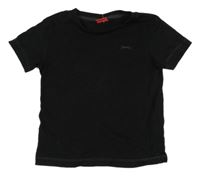 Čierne tričko s logom Slazenger