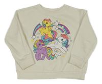 Smetanová oversize mikina My Little Pony