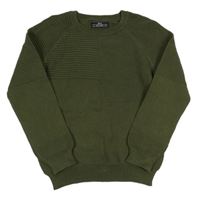 Khaki sveter so žebrováním Matalan