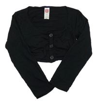 Černé propínací slabé bolérko C