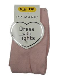 Nové - světlerůžové punčocháče PRIMARK