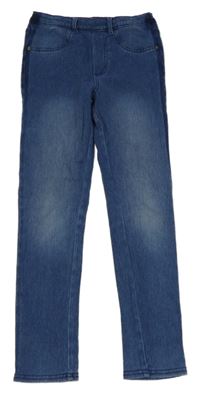 Modré rifľové džegíny TCM