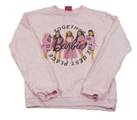 Světlerůžová mikina s Barbie Barbie