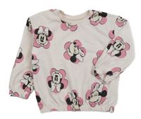 Svetloružová oversize mikina s Minnie PRIMARK