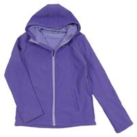Fialová softshellová bunda s logom a kapucňou MOUNTAIN WAREHOUSE