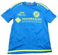 Modrý sportovní dres s nápismi JAko