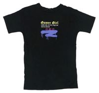 Čierne tričko s nápismi George