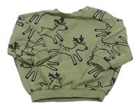 Khaki oversize mikina so sobmi George