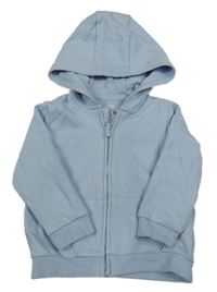 Svetlomodrá prepínaci mikina s kapucňou F&F