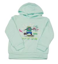 Mátová mikina s príšerkou a kapucňou Dunnes