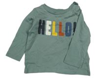 Khaki tričko s nápisom Lupilu