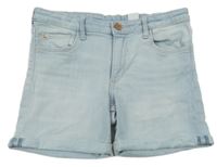 Světlemodré riflové kraťasy H&M