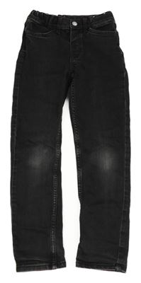 Černé slim fit rifle H&M