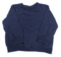 Tmavomodrá mikina H&M