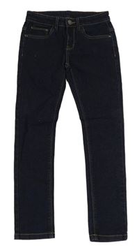 Tmavomodré skinny rifle C&A