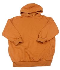 Oranžová mikina s kapucňou Matalan