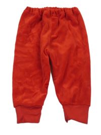 Červené sametové tepláky 