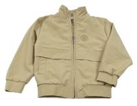 Béžová šušťáková jarná bunda Boss