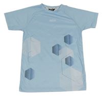 Světlemodré sportovní tričko s logem Rascal