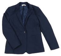 Tmavomodré společenské sako H&M