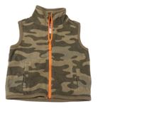 Khaki army fleecová prepínaci vesta Carter's