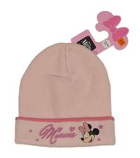Nové - svetloružová pletená čapica s Minnie Primark