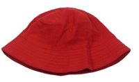 Červený plátenný klobúk George