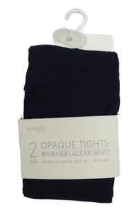 Nové - 2set - 2x Tmavomodré silonky Dunnes