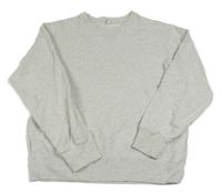 Svetlosivá melírovaná mikina Uniqlo