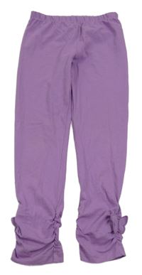 Fialové legíny s nařasením Topolino