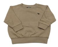 Hnědá mikina s dinem Next